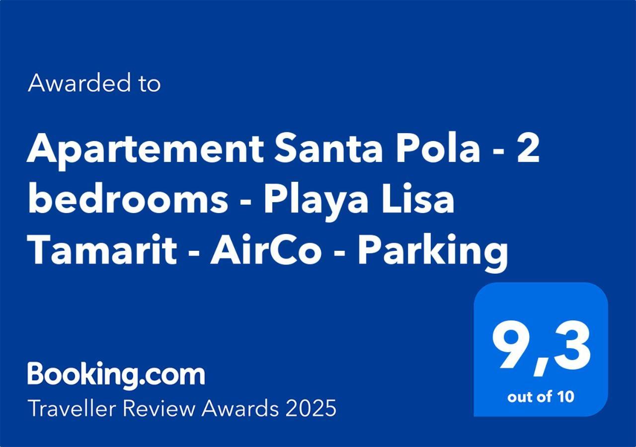 Apartement Santa Pola - 2 Bedrooms - Playa Lisa Tamarit - Airco - Parking Exterior photo